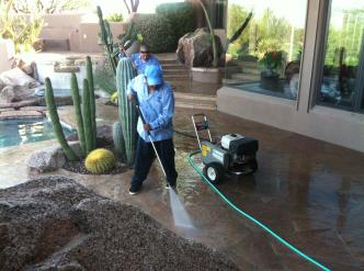 CLEANING FLAGSTONE FLOOR